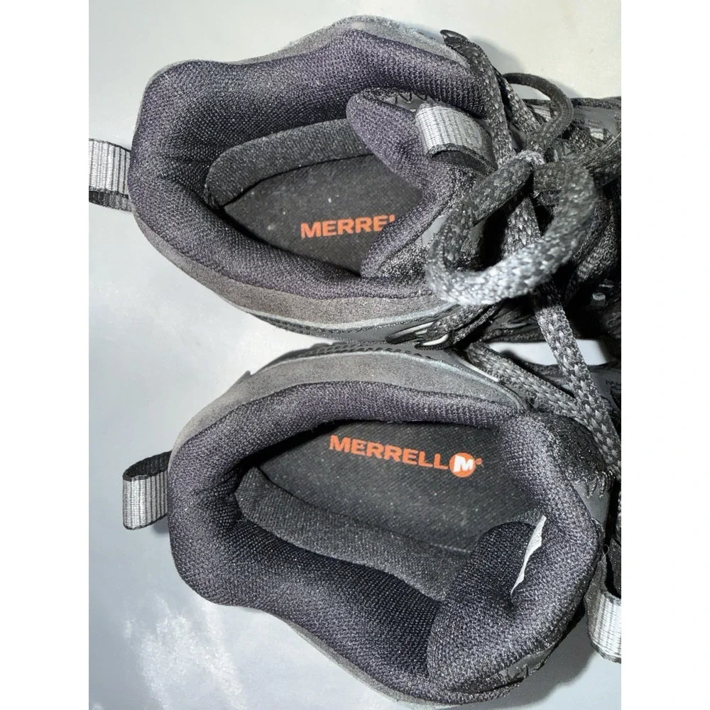 Merell Men's 7 Moab FST Mid Waterproof Hiking Boot Black Outdoor Nature J36979